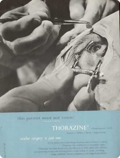 Résultat de recherche d'images pour "thorazine ad"
